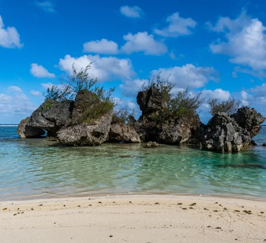 Le spiagge nelle Isole di Tahiti