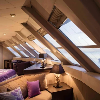 Une chambre sur un navire de croisière pour découvrir les Marquises© Tahiti Tourisme_Gregoire LE BACON