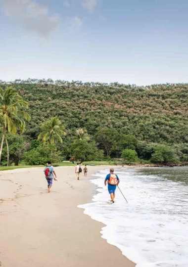 Plage de sable blanc de Nuku Hiva © Stéphane Mailion Photography