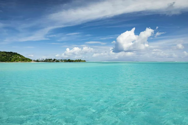 Plage de Matira à Bora Bora © Grégoire Le Bacon