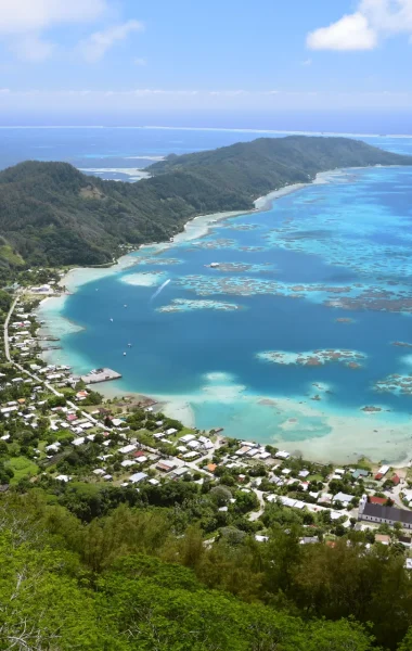 Village de Rikitea à Mangareva © Philippe Bacchet