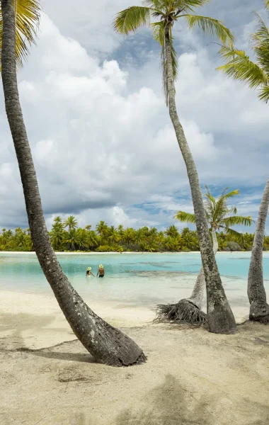 Baignade à Fakarava © Grégoire Le Bacon